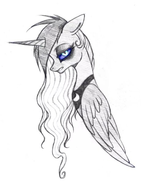 Рисунки для срисовки пони