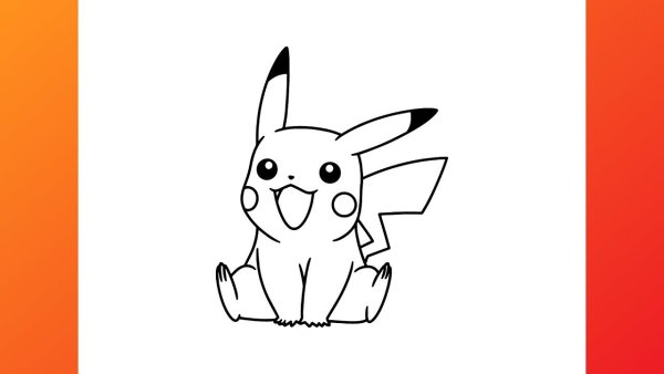 Раскраски Пикачу маленькие