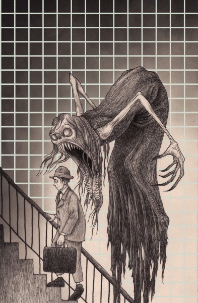 Рисунки страшных монстров