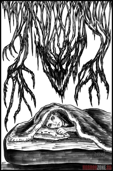 Страшные иллюстрации к книгам