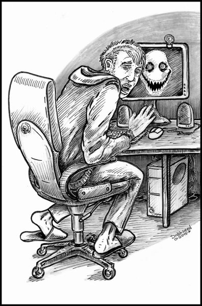 Иллюстрации к книгам ужасов