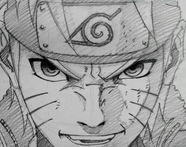 Наруто скетч