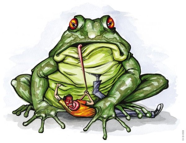 Жадная жаба