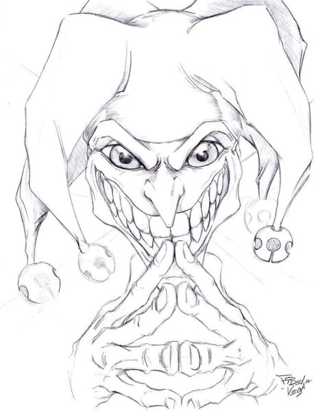 Белая маска Арлекин