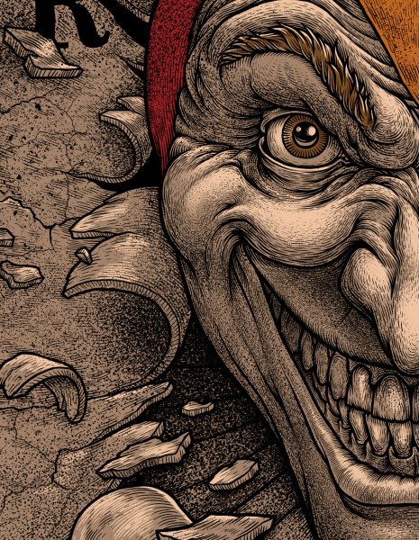 Череп в колпаке шута