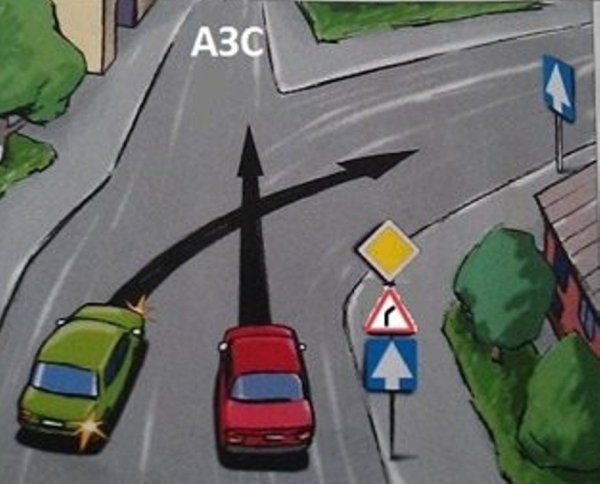 Кт должен проехать первым?