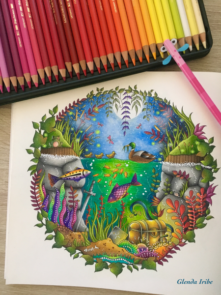 Джоанна Басфорд Зачарованный лес Раскрашенные