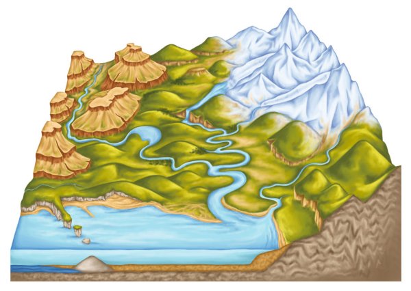 Объемные линии на бумаге