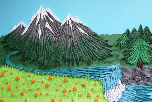 Displacement Map Terrain горы