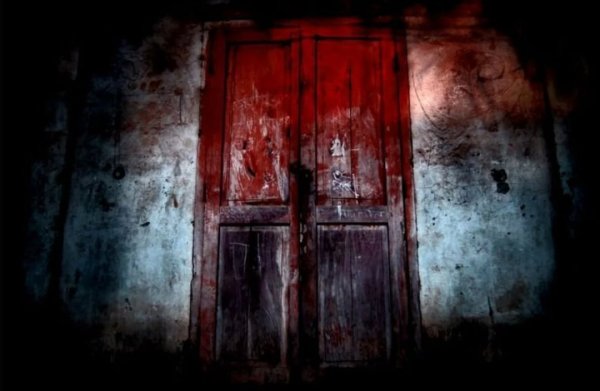 Дверь карандашом