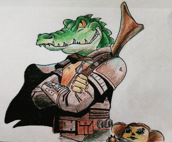 Мандалорец Гена и Чебурашка