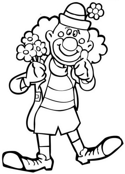 Клоун карандаш