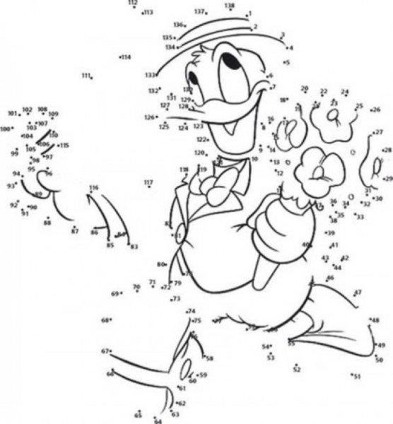 Рисование по цифрам сложные