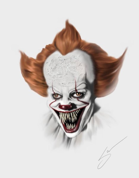 Карнавальная маска клоуна