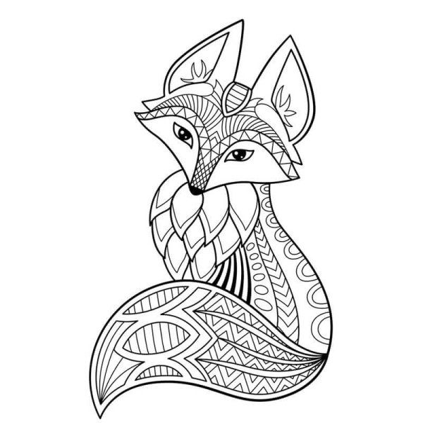 Раскраска антистресс лисп