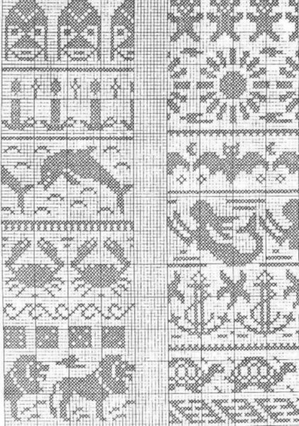 Перфокарты жаккард Норвежские узоры