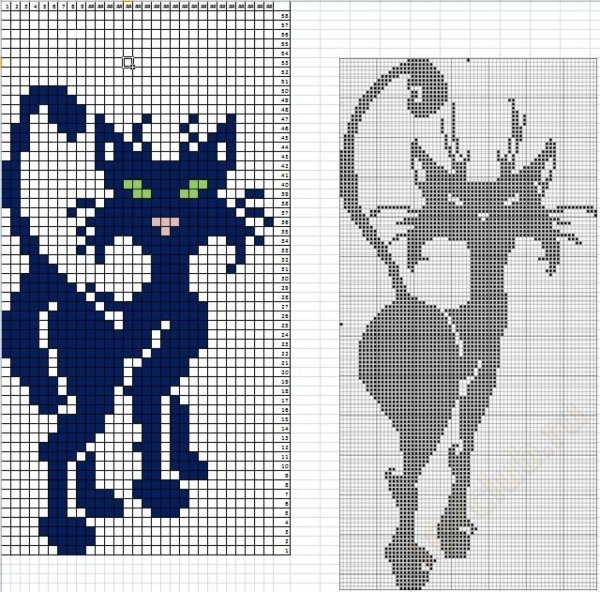 Жаккардовые узоры животные