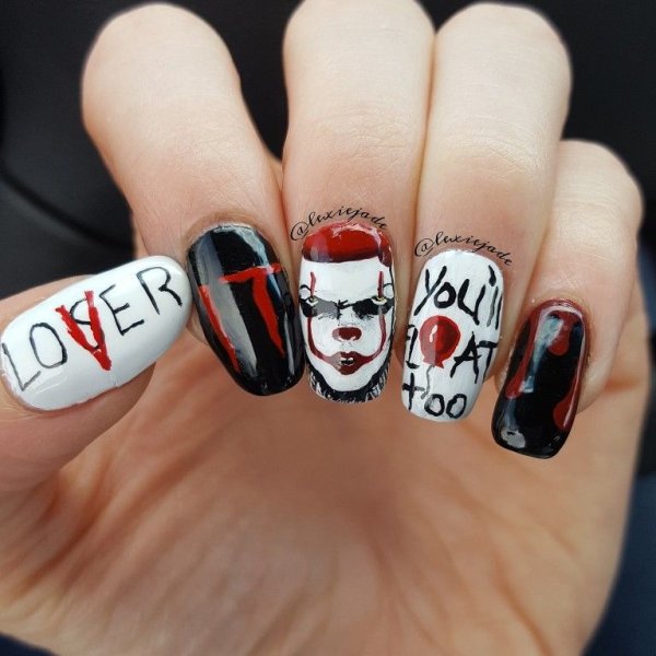 Клоун ПЕННИВАЙЗ маникюр