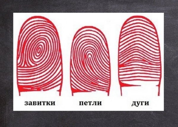 Детали отпечатка пальца