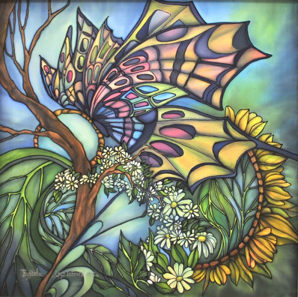 Холодный батик сложный