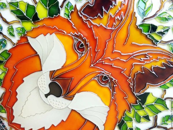 Витражная роспись эскизы