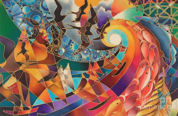 Юлия Маевская батик