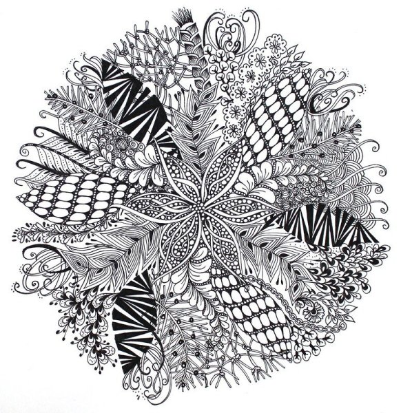 Графика орнамент сложный