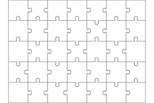 Пазл в виде сердца