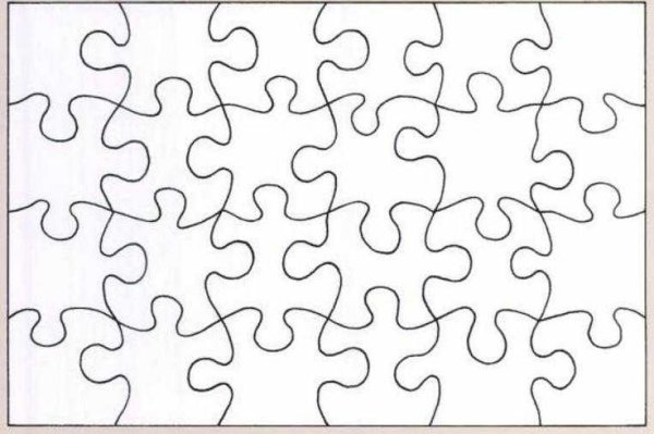 Пазл раскраска для детей