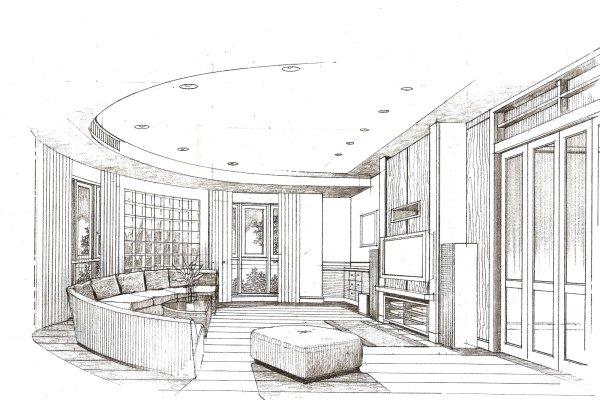 Сферическая перспектива интерьера