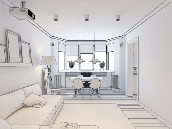 Эскиз квартиры