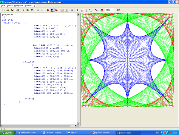 Рисунки в Паскале