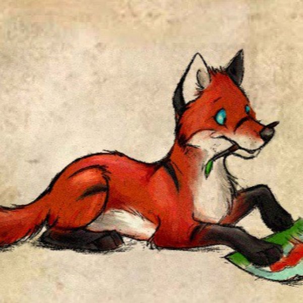 Лисёнок с кисточкой