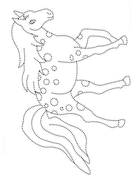 Точечная роспись трафареты