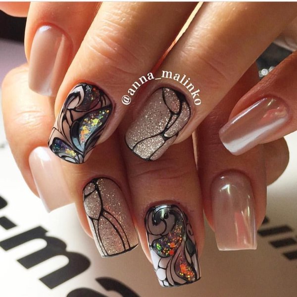 Анна Малинко ногти