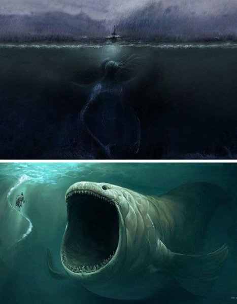 МЕГАЛОДОН И блуп