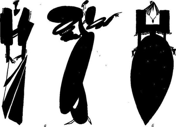 Силуэт в композиции костюма