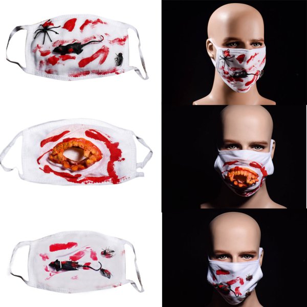 Маска медицинская для Хэллоуина