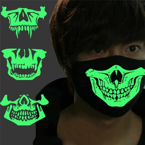 Маска скелета на рот