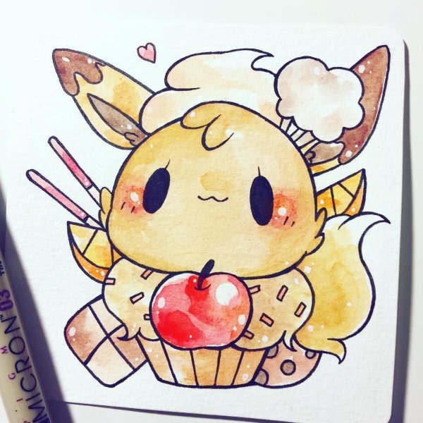 Картинки для рисования кавайные