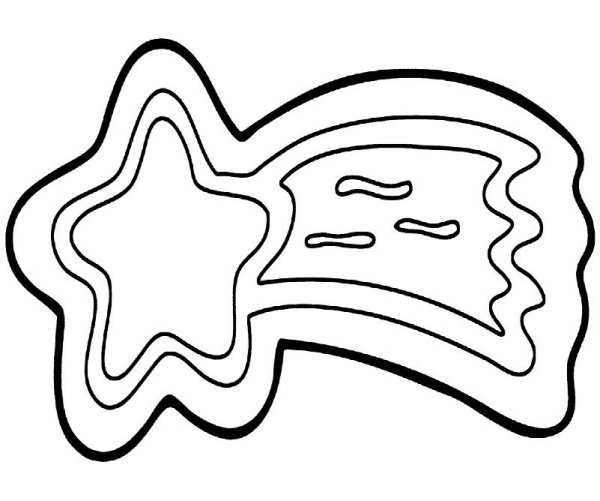Новогоднее печенье раскраска