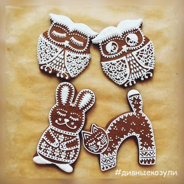 Трафареты для имбирн прян