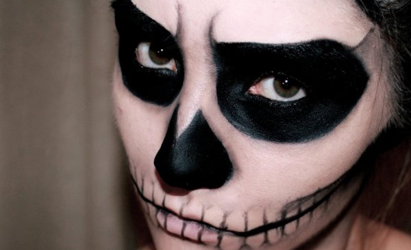 Страшный макеяжьна Хэллоуин