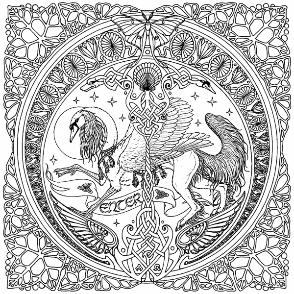 Мандалы для раскрашивания сложные