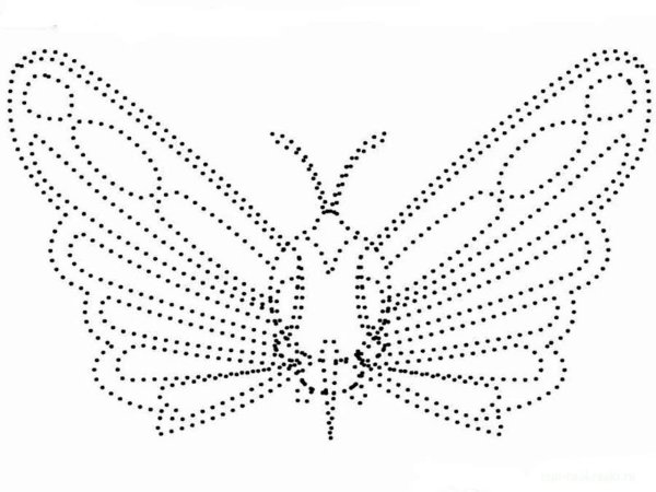 Обводить бабочку