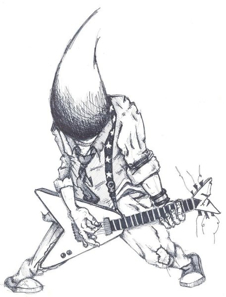 Рок рисунки