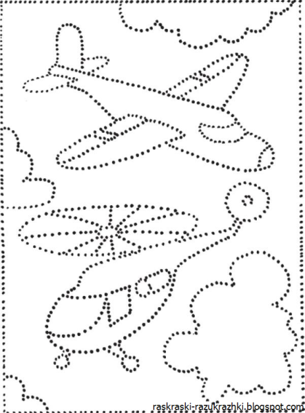 Машинка по точкам для детей