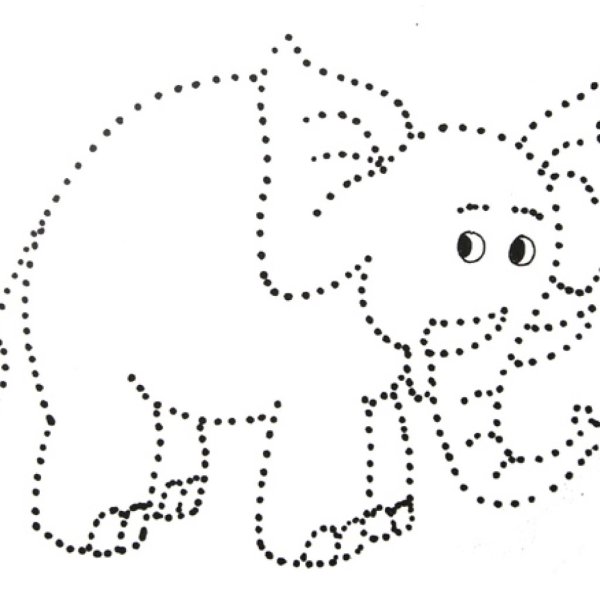 Рисование по точкам для детей