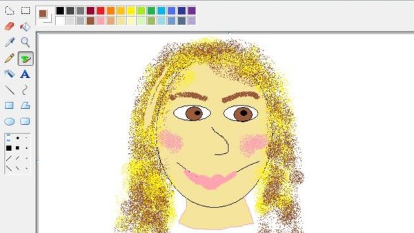 Рисунки на компьютере в Paint легкие