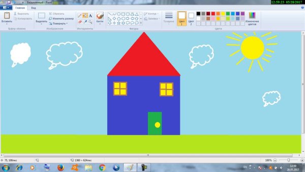 Сложные рисунки в паинт